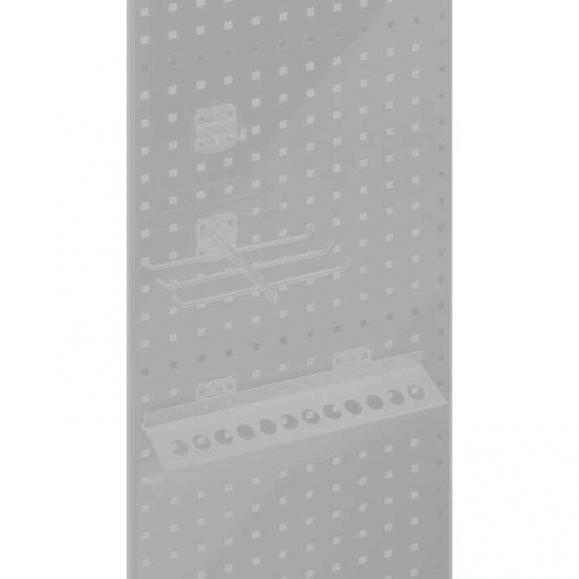 Systeem RASTERPLAN geperforeerde platen lichtgrijs RAL 7035 | 500