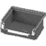 Magazijnbakkensysteem SB 2000, maat 8 grijs | B 105 x H 45 x L 85 mm