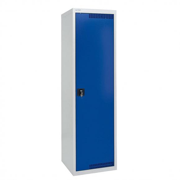 Milieukast met geperforeerde deuren voor gentiaanblauw RAL 5010 | 1800 | 500 | 4 opvangkuipen | Drehriegelverschluss