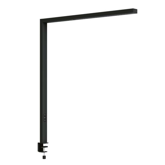 Staande LED-lamp van aluminium, tafelopbouwlamp zwart