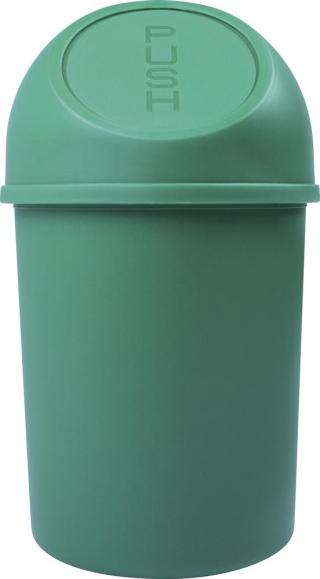 Push-afvalbak Basic, 6 liter groen | 6,00