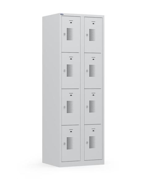 Lockers systeem SP1 Basic lichtgrijs RAL 7035 | 300 | cilinderslot | 8