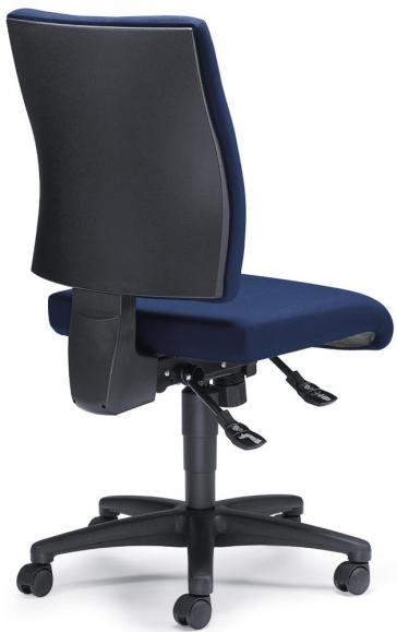 Bureaustoel COMFORT R zonder armleggers donkerblauw | zonder armleggers (optioneel)