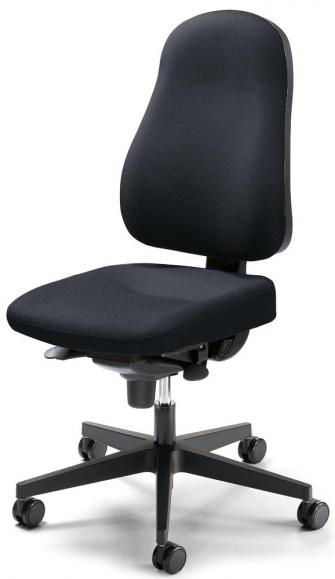 Bureaustoel SINAMO zonder armleggers zwart | zonder armleggers (optioneel) | polyamide zwart