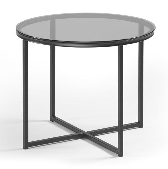 Glazen tafel XABI – blad van enkel veiligheidsglas 