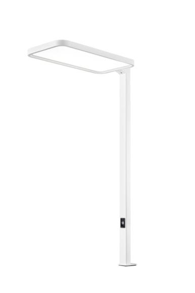 Designlamp met tafelklem, wit 
