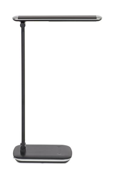 Bureaulamp LED met touchdimmer en USB zwart