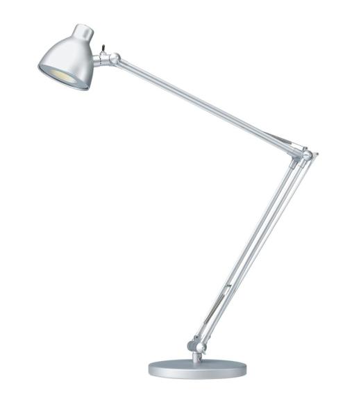 LED bureaulamp aluminium, zilver zilver