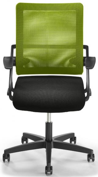 Bureaustoel SITNESS 60-3D NET met armleggers groen/zwart