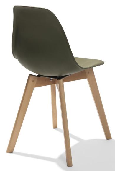 Kuip-/stapelstoel DIANO FLEX groen