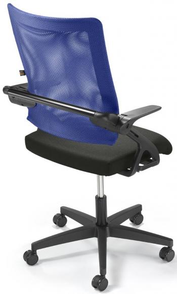Bureaustoel SITNESS 60-3D NET met armleggers blauw/zwart