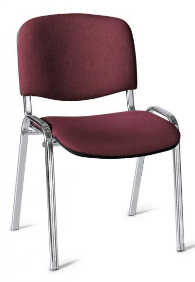 Bezoekersstoel ISO - stof basic D, 3 ondersteelkleur 