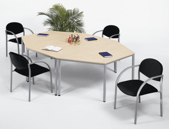 SET-aanbieding - Trapeziumtafel + rechthoekige tafel 