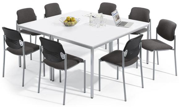 SETAANBIEDING: 2 x conferentietafel BASE-MODUL + 8 x stoel 